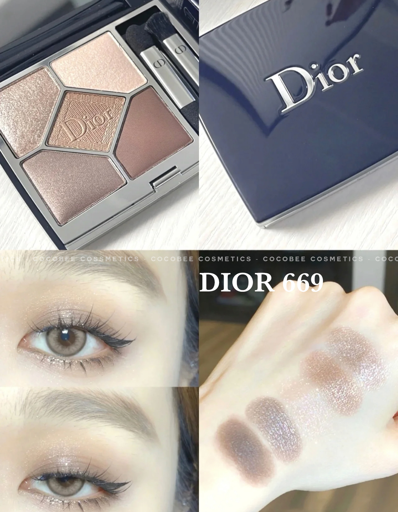 DIOR 509 Golden Bouquet Haute Couture Floral Eye Palette  Phiên bản giới  hạn