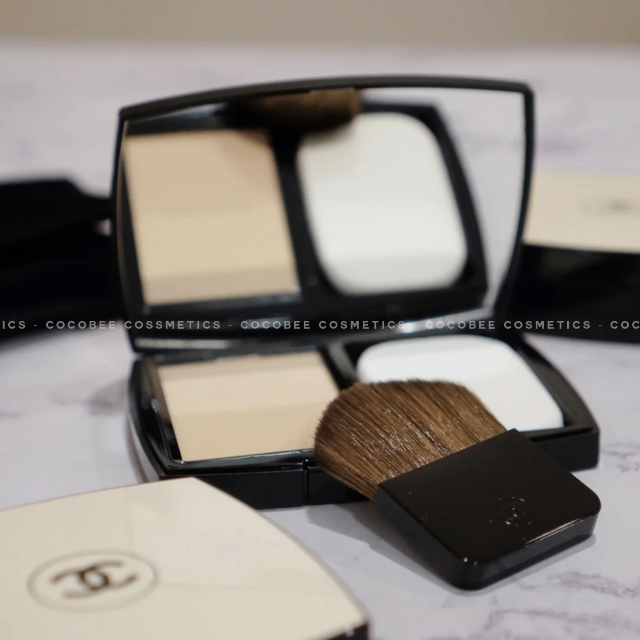 Phấn Nền Kiềm Dầu - Phấn phủ CHANEL LE TEINT ULTRA TENUE Ultra Wear Flawless Compact