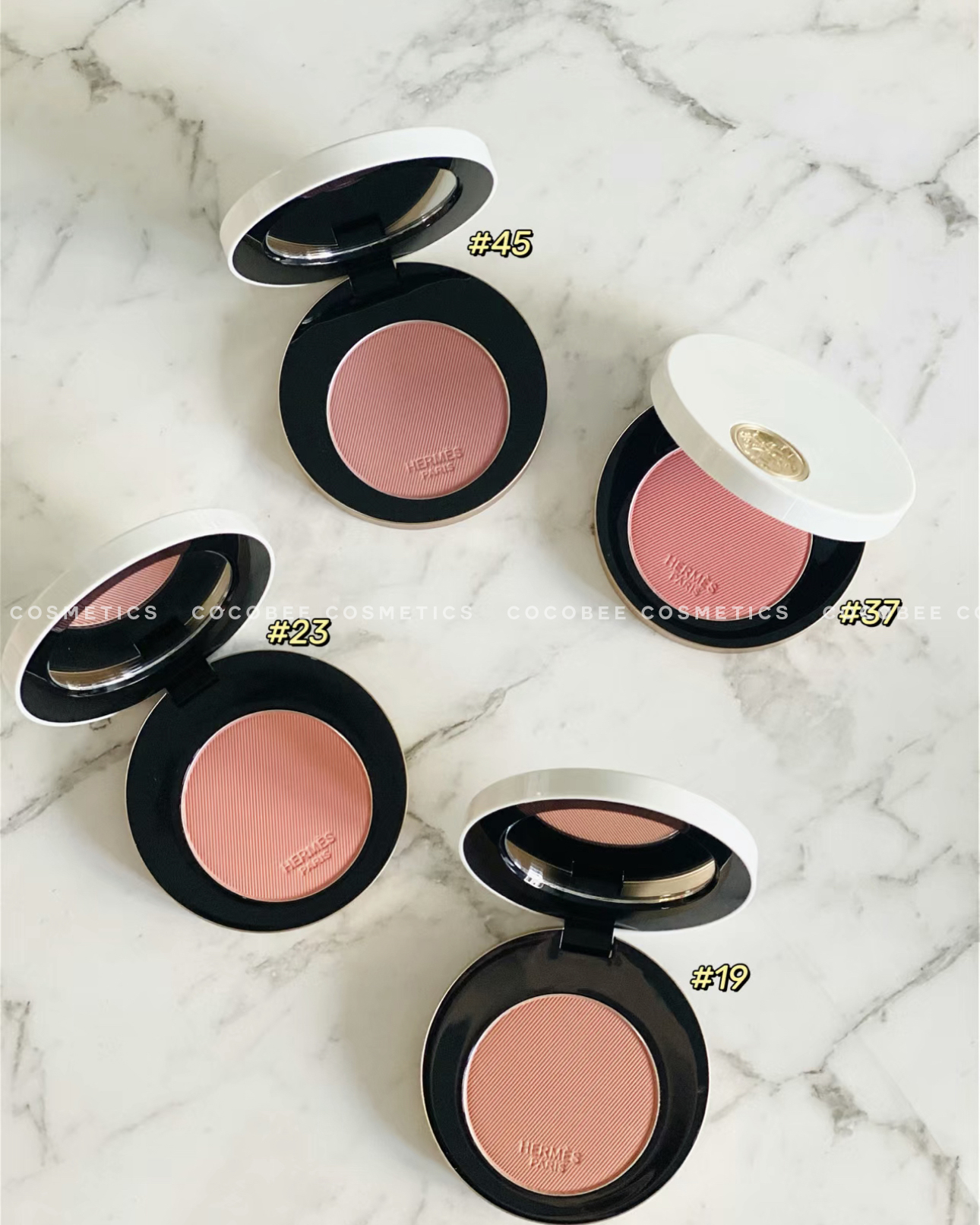 Phấn Má Hồng Rose HERMES Silky Blush Powder