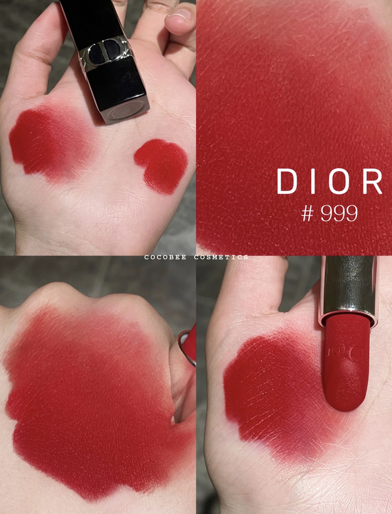 Son Dior Rouge Matte 999  Đỏ TươI  KYOVN