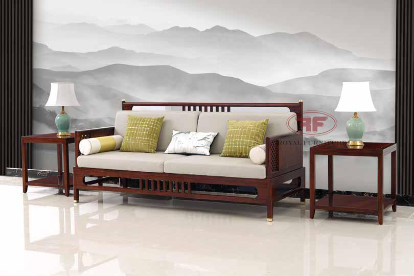 Bộ sofa phòng khách cao cấp indochine A06