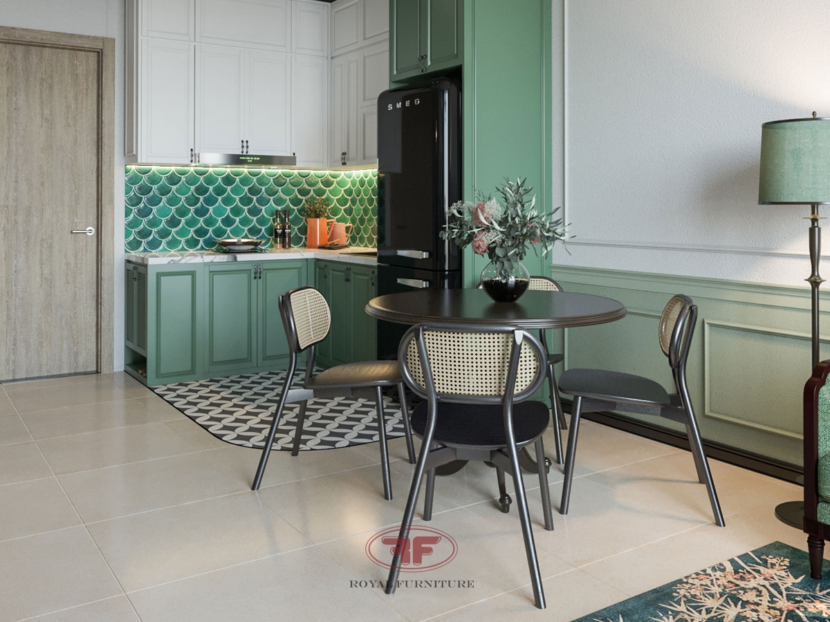 phối màu nội thất indochine cho chung cư cực chuẩn