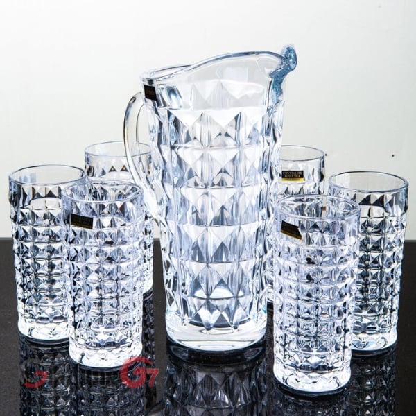 Bộ bình cốc pha lê