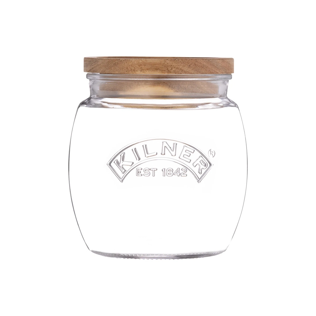 Kilner - Hũ thủy tinh bầu nắp gỗ Acacia - 2L - 0025.087