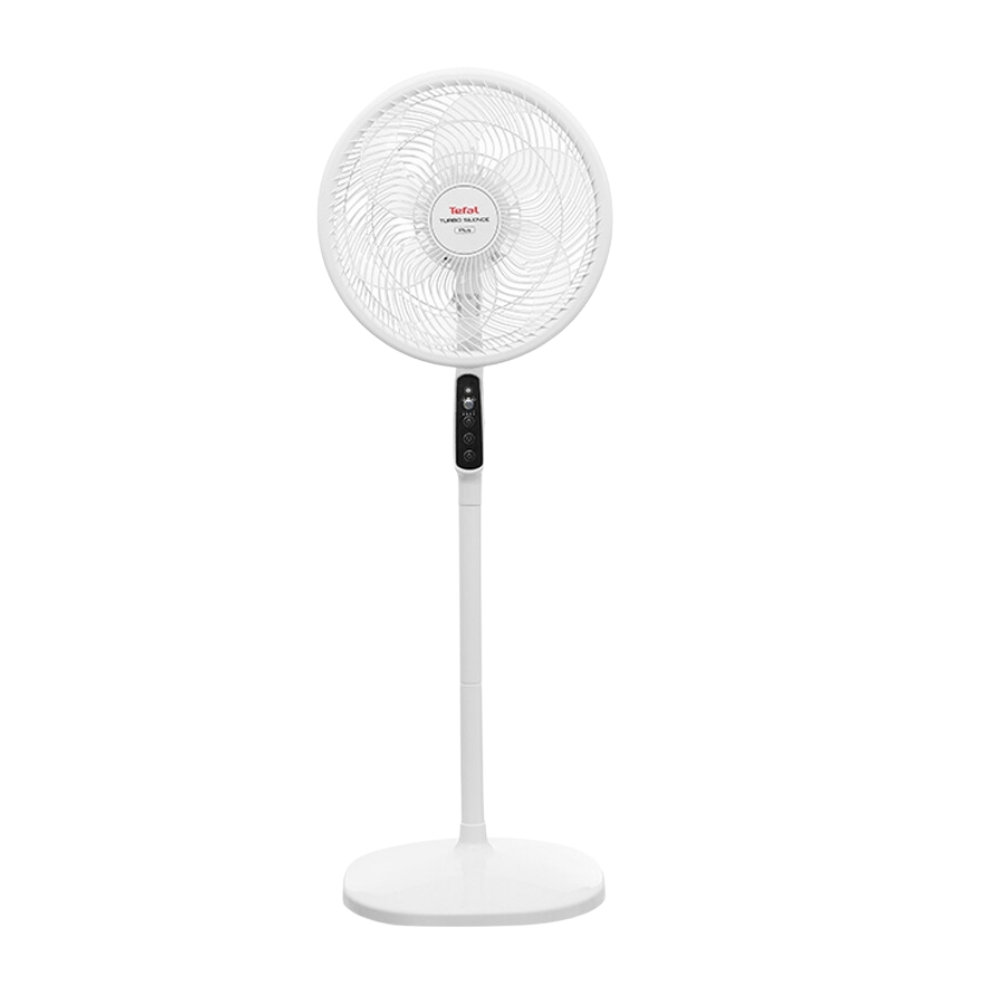 Quạt cây TEFAL Turbo Silence Plus VH689690 màu trắng, cánh trắng có điều khiển từ xa