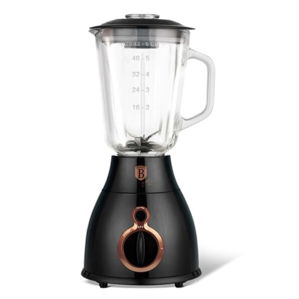 Máy xay sinh tố Berlinger Haus BH/9025 600W - đen/vàng hồng