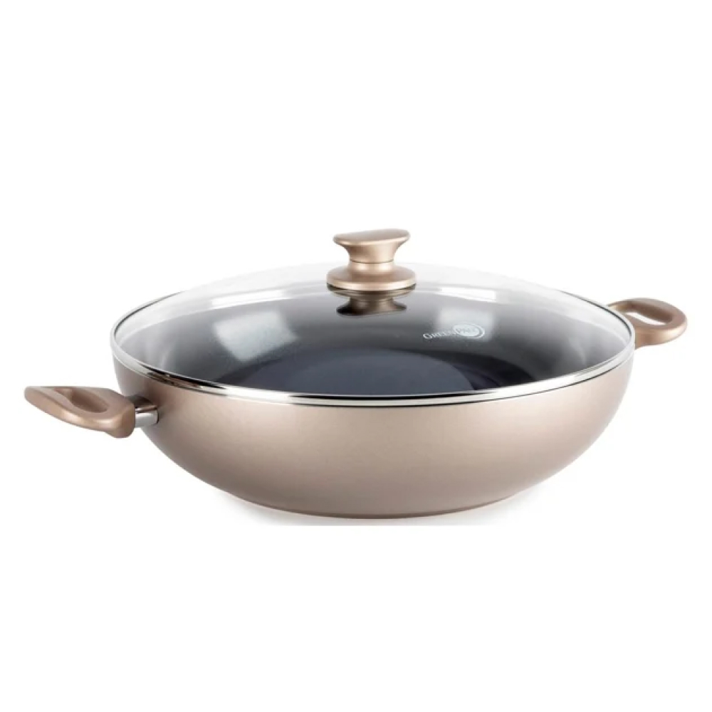 Nồi chảo chống dính sâu lòng Greenpan 32cm màu đồng