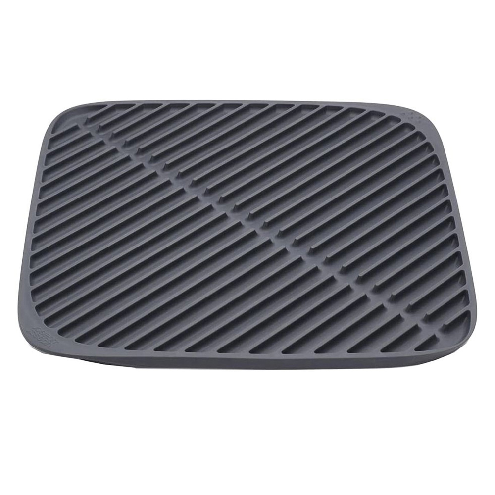 Khay úp cốc, bát đĩa đa năng Joseph Joseph 85087 Flume™ - Kleine faltbare Ausgussmatte - Grau VE 4