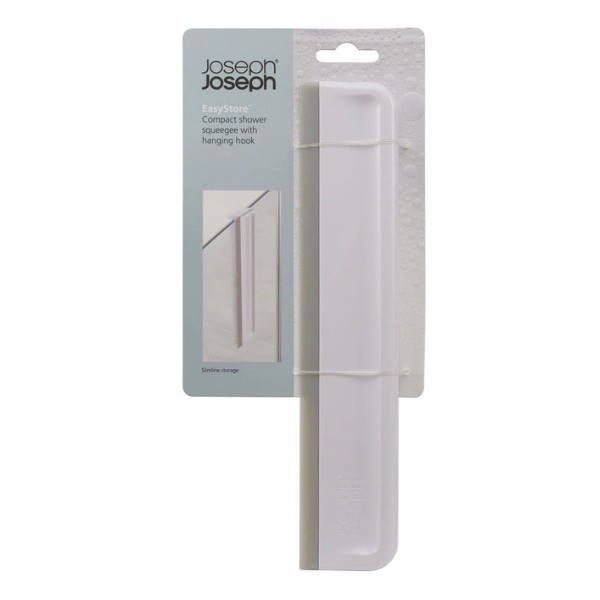 Dụng cụ lau kính Joseph Joseph 70572 Duo Squeegee w/Suction Holder (White) (màu trắng)