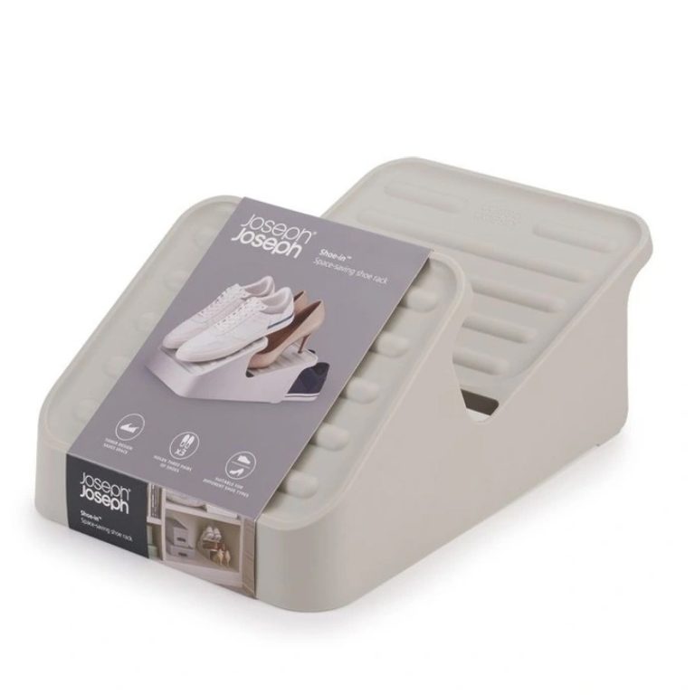 Kệ để giày mini 3 tầng Joseph Joseph Shoe-In Compact (Ecru)