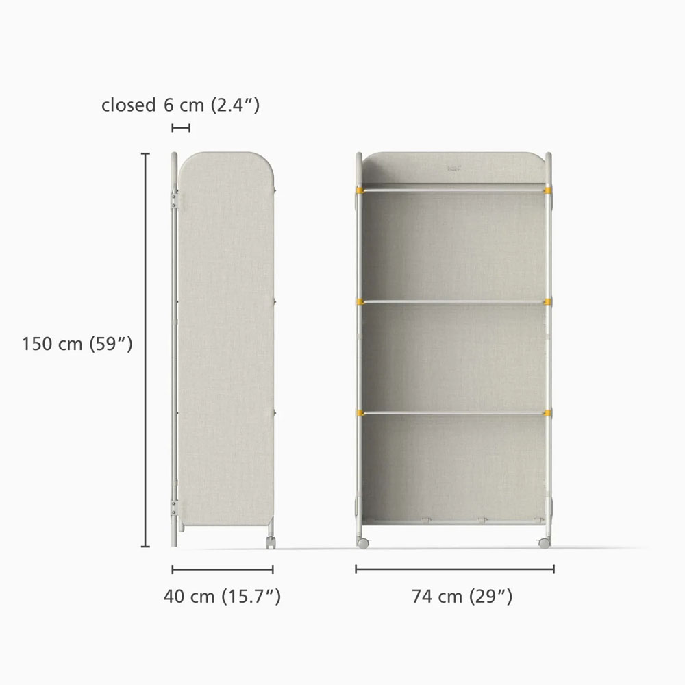 Tủ đựng quần áo Joseph Joseph 50055 Eclipse Screen Airer - Ecru