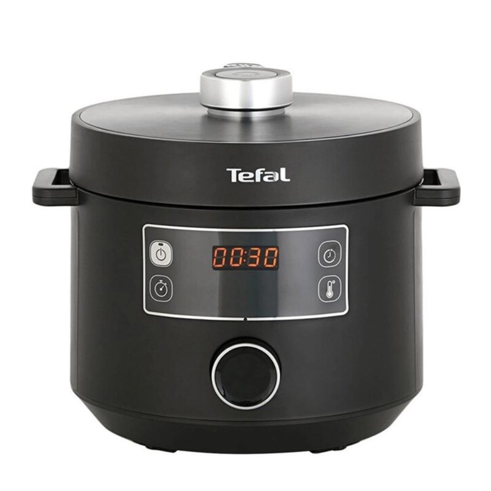 Nồi áp suất điện đa năng Tefal CY754830 Turbo Cuisine 5,0 L (10 chức năng: áp suất, nấu chậm, nấu cơm, xào, hấp, nướng bánh, sữa chua,…)