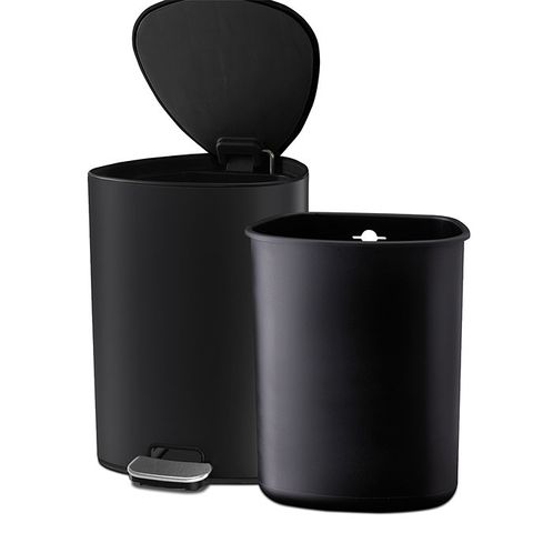 Thùng rác Joseph Joseph EasyStore Steel Pedal Bin 70595 5L màu đen nhám