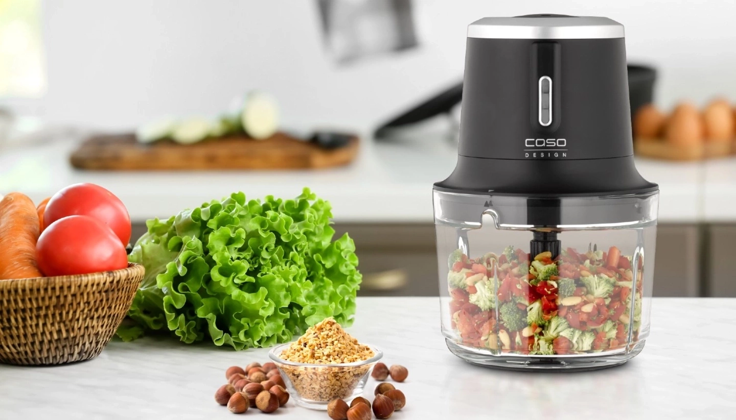 Máy xay thực phẩm đa năng CASO Chop & Go (dung tích 1L, sạc pin)