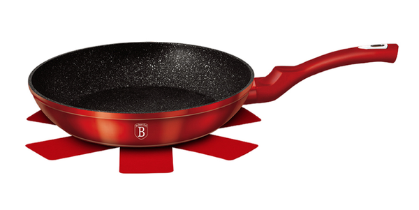 Chảo rán Berlinger Haus BH/1251N 20cm lớp chống dính phủ đá - màu đỏ