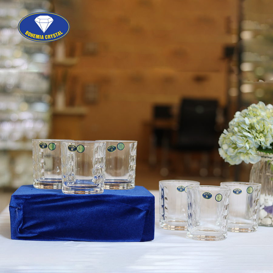 Bohemia - Bộ cốc rượu Whisky Barley 320ml