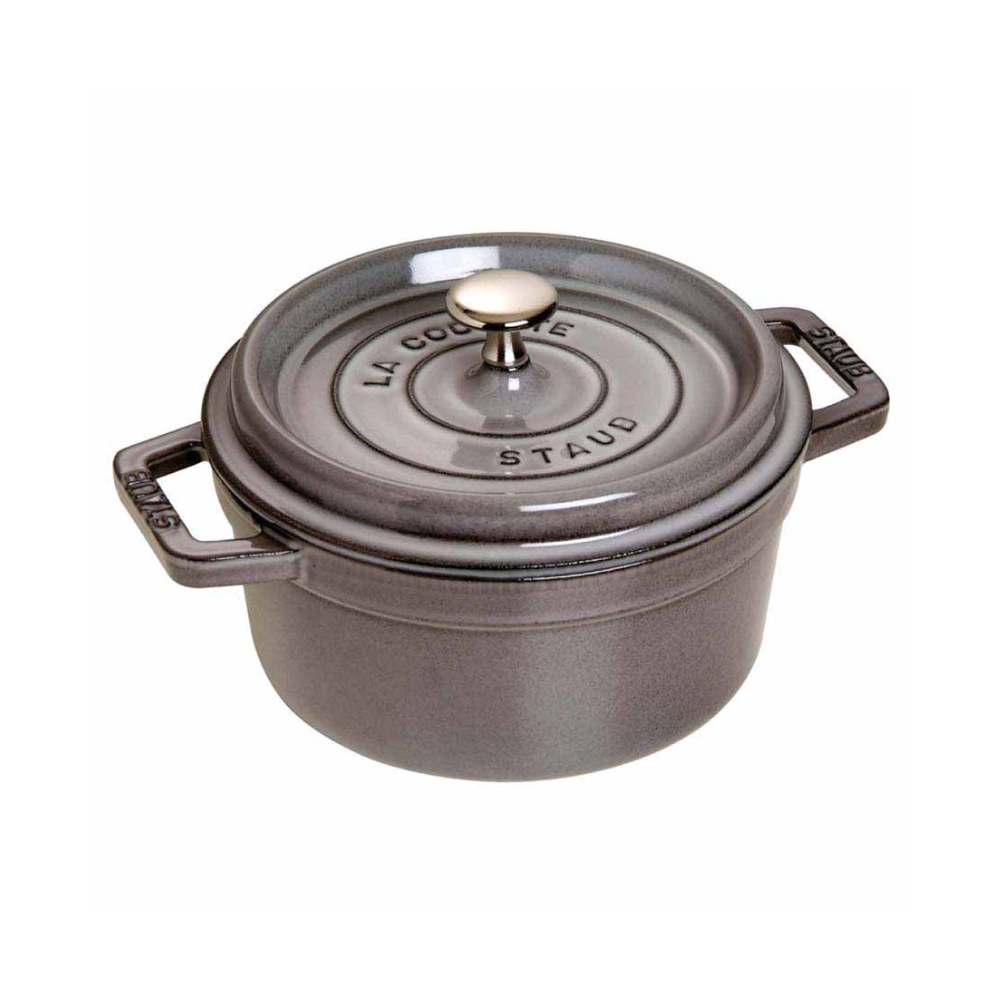 Staub - Nồi tròn màu xám - 24cm (3.8L)