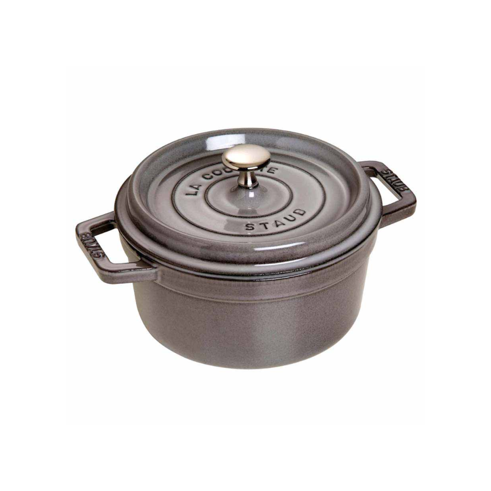 Staub - Nồi tròn màu xám - 22cm (2.6L)