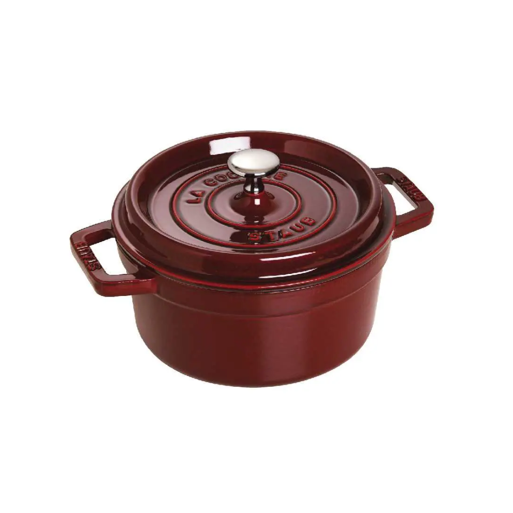 Staub - Nồi tròn màu đỏ lựu - 20cm (2.2L) - 1102087