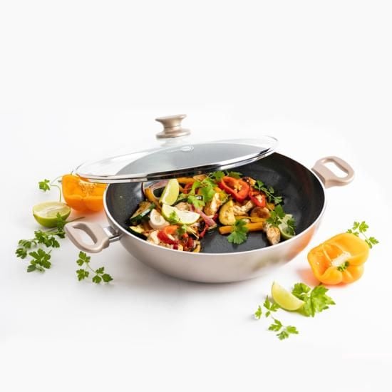Nồi chảo chống dính sâu lòng Greenpan 32cm màu đồng
