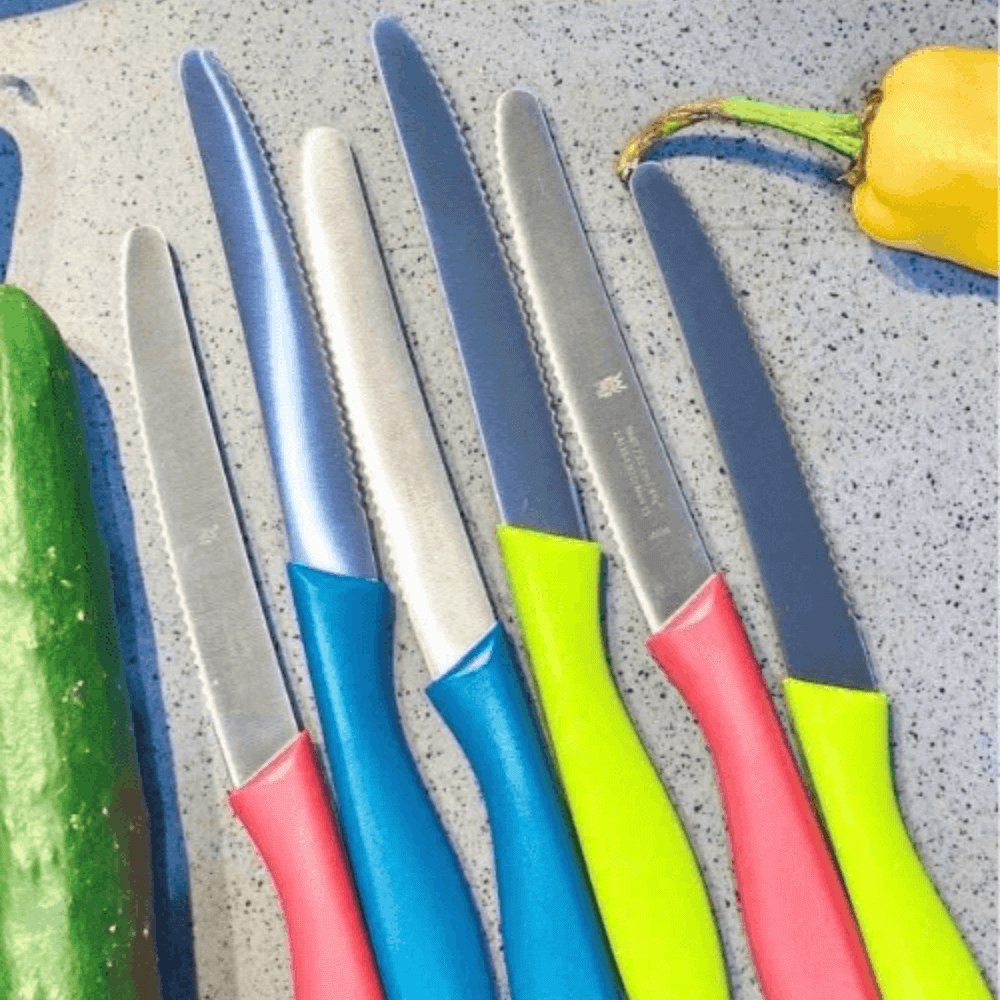 Set 2 dao gọt WMF Vespermesser-Set 2-teilig Blau màu xanh dương