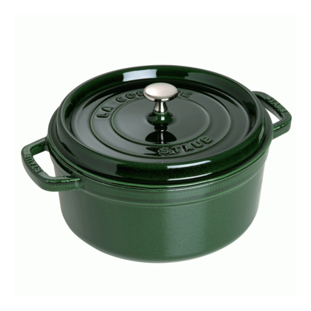 Staub - Nồi tròn màu xanh rêu - 26cm (5.2L)