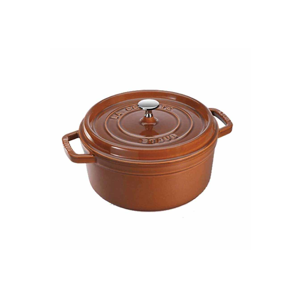 Staub - Nồi tròn màu nâu vàng - 20cm (2.2L) - 11020806