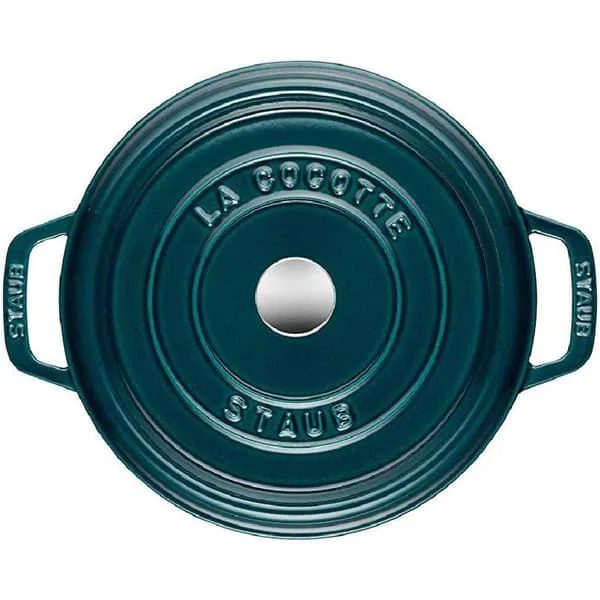 Staub - Nồi tròn màu xanh ngọc - 24cm (3.8L) (B) - 11092437-B