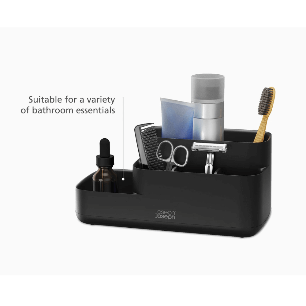 Hộp đựng vật dụng nhà tắm Joseph Joseph EasyStore Bathroom Caddy 70600 màu đen nhám