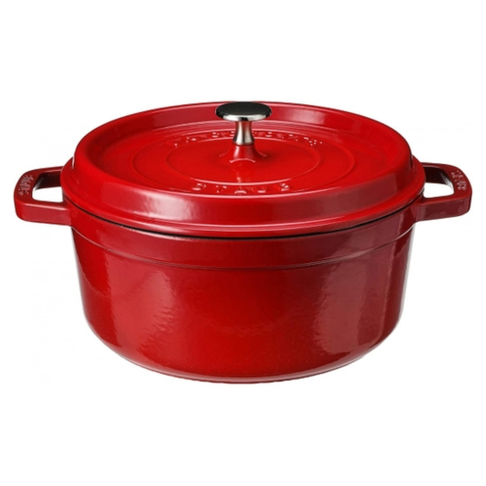 Staub - Nồi tròn màu đỏ cherry - 26cm (5.2L) - 1102606