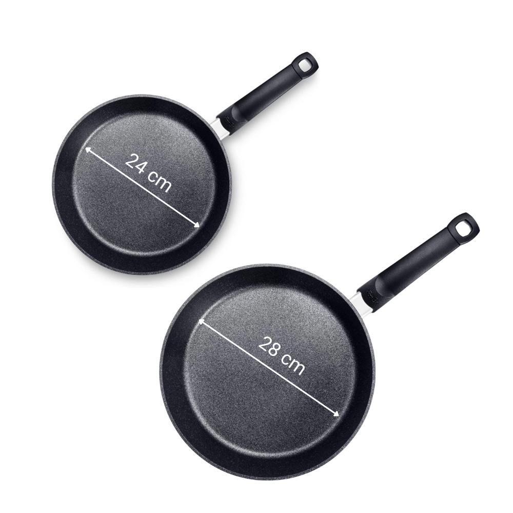 Set chảo chống dính Fissler Adamant Comfort 24 + 28cm made in Germany