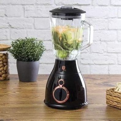 Máy xay sinh tố Berlinger Haus BH/9025 600W - đen/vàng hồng