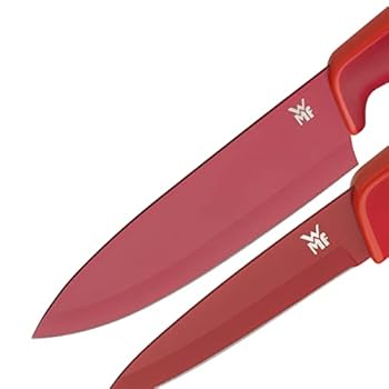 Set 2 dao WMF TOUCH 2PC SET OF KITCHEN KNIVES RED