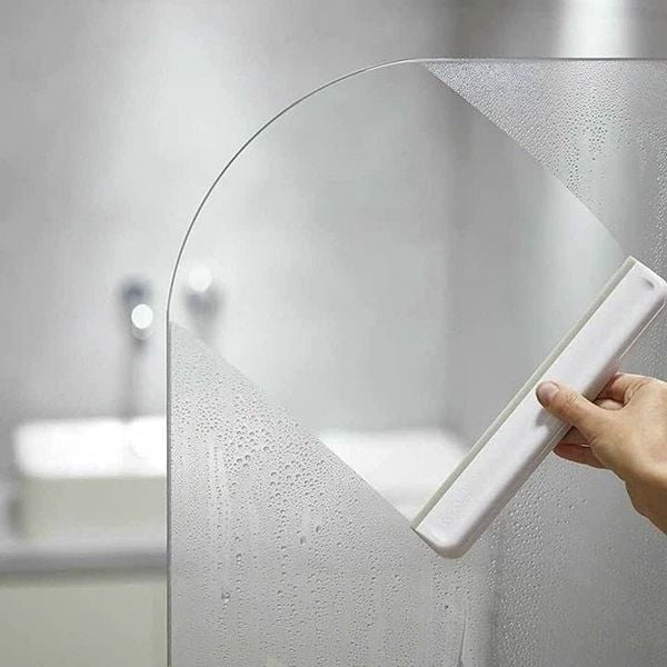 Dụng cụ lau kính Joseph Joseph 70572 Duo Squeegee w/Suction Holder (White) (màu trắng)