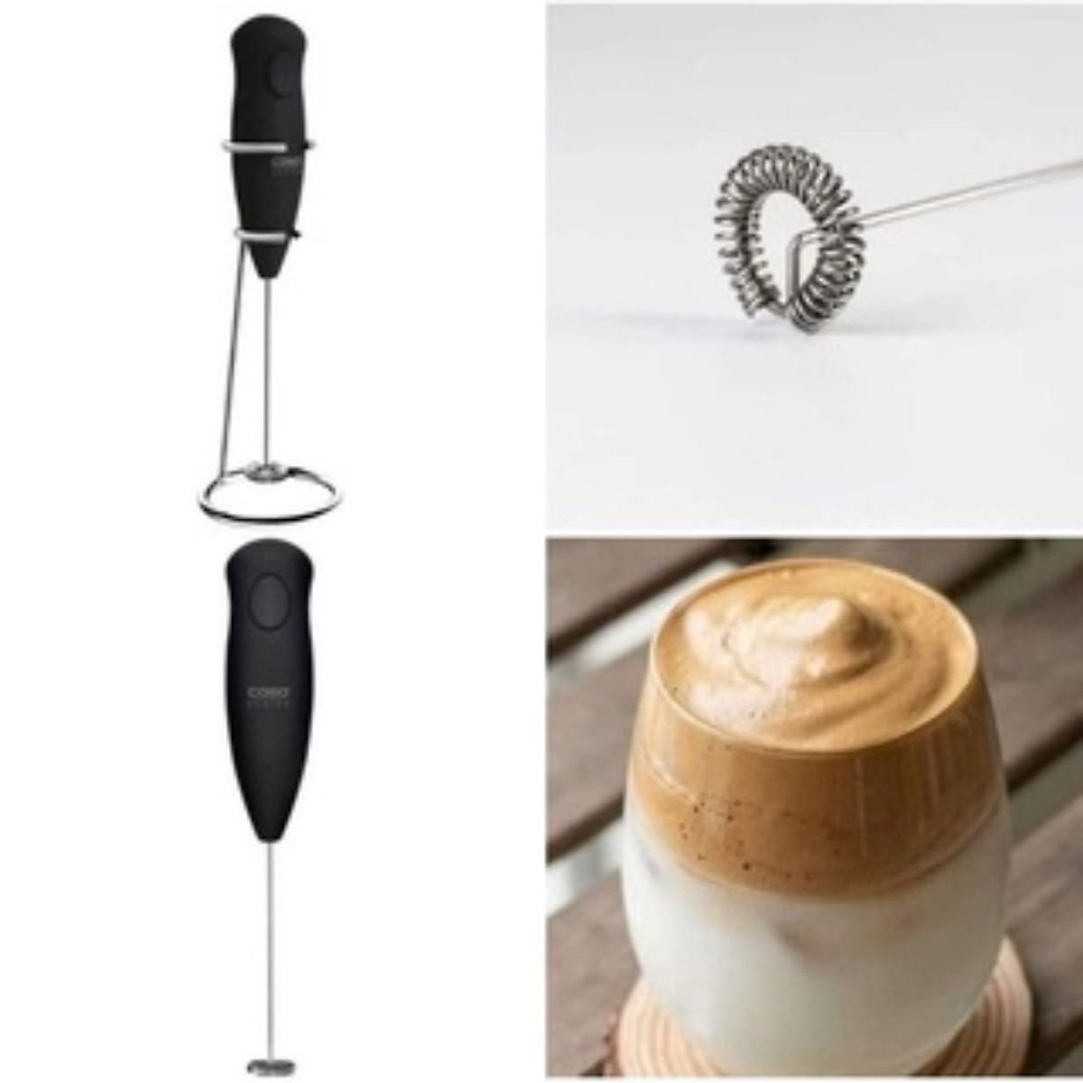 Dụng cụ đánh sữa cầm tay CASO 1610 Fomini (màu đen)