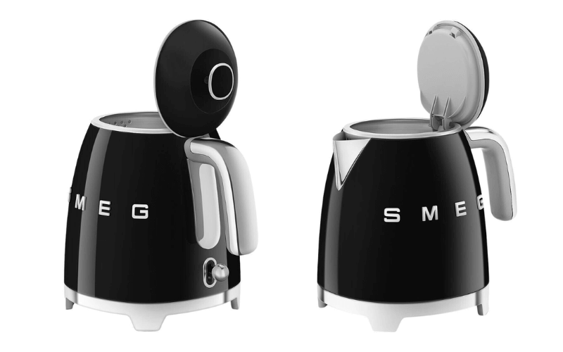 Ấm siêu tốc SMEG mini KLF05BLEU 0.8L màu đen