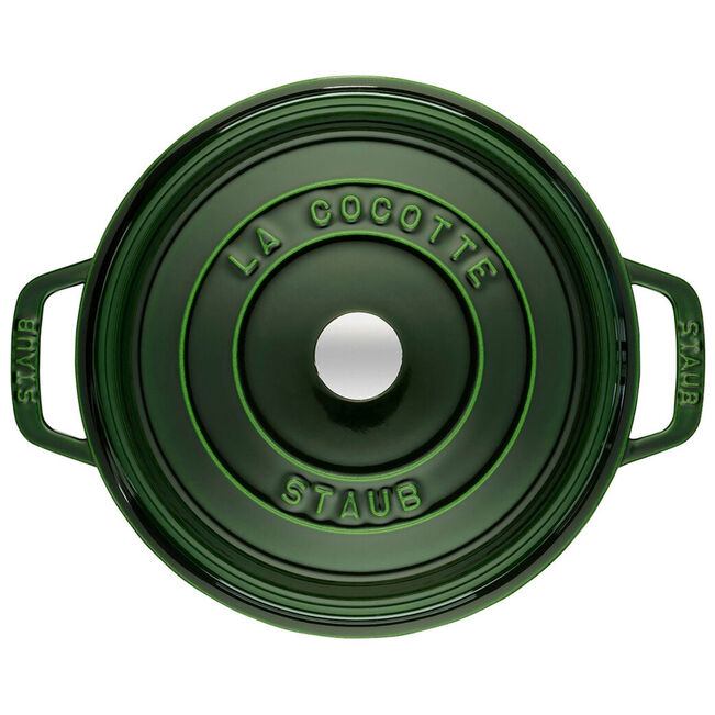 Staub - Nồi tròn màu xanh rêu - 26cm (5.2L)
