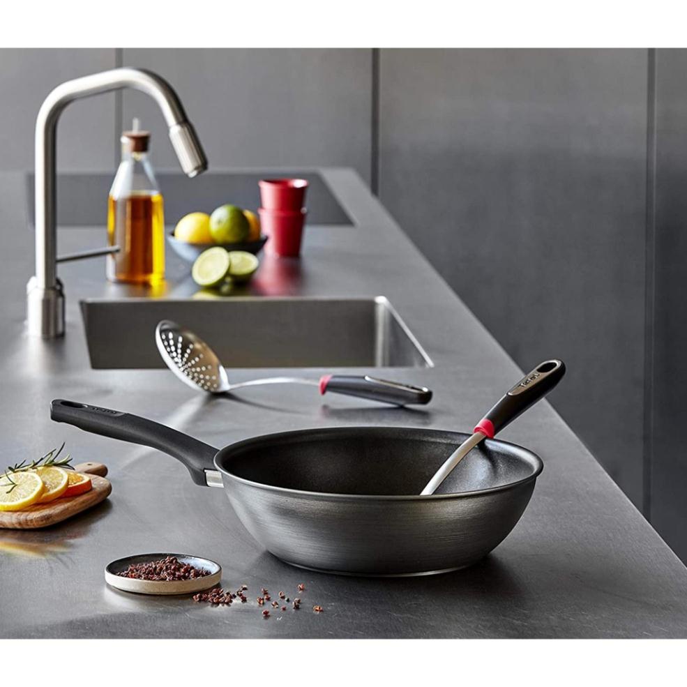 Chảo sâu lòng TEFAL G28919 HARD TITANIUM PRO Wokpfanne 28cm