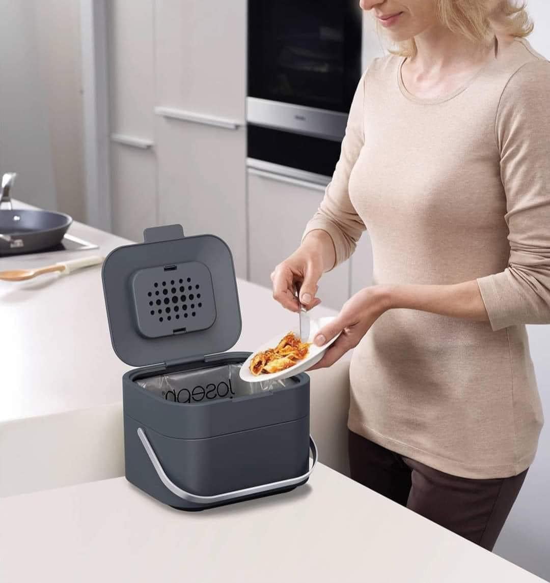 Thùng rác hữu cơ Joseph Joseph 30016 Stack 4 - Graphite