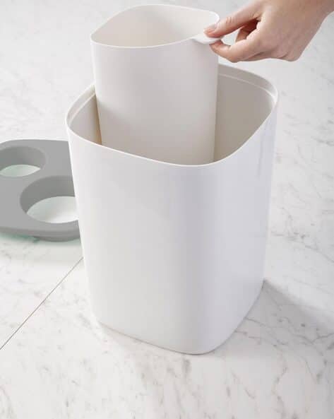 Thùng rác nhà tắm 2 ngăn Joseph Joseph 70514 Split 8L (Grey)