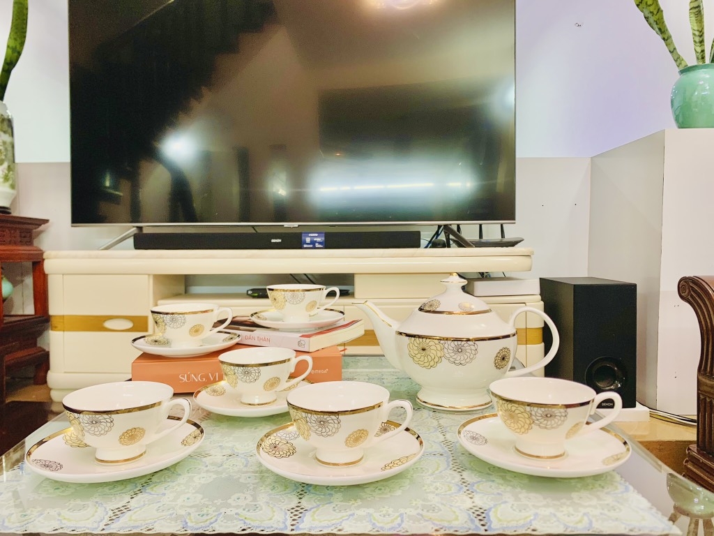 Bộ cafe Đồng tiền