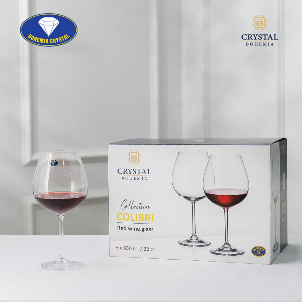 Bohemia - Ly uống rượu vang Colibri 650ml