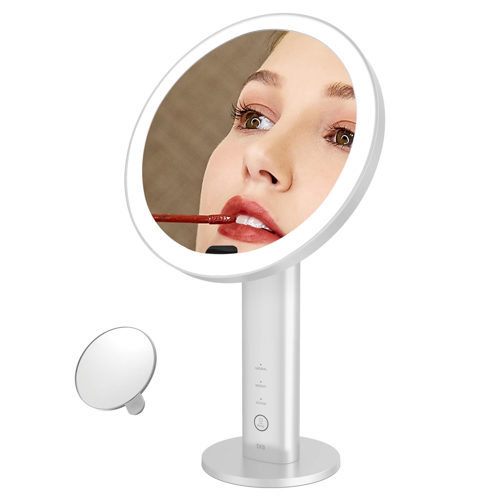 Gương cảm biến thông minh EKO EK5288WH-5X-E iMira Ultra clear màu trắng ngọc