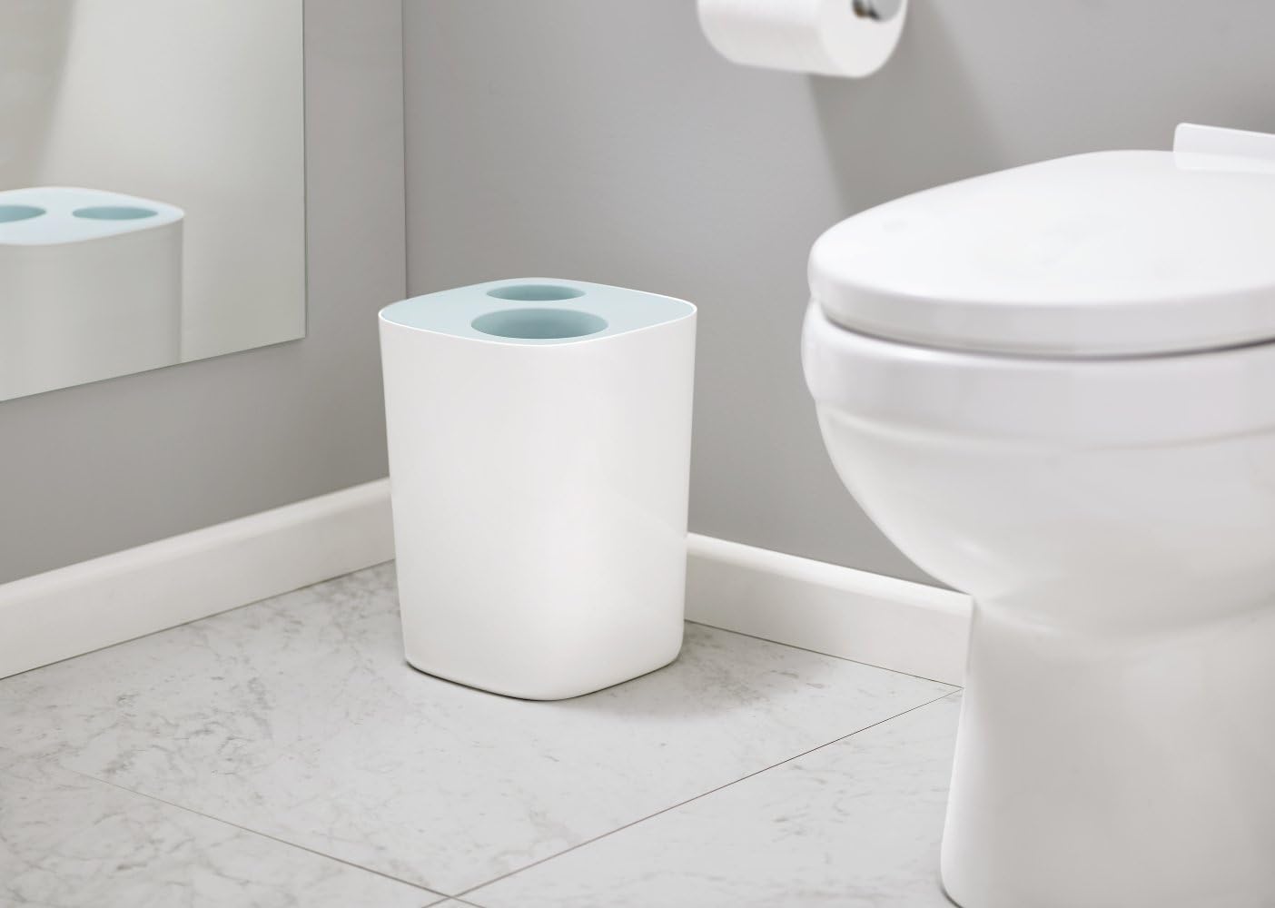 Thùng rác Joseph Joseph Split™ 70505 8L màu ​​xanh nhạt