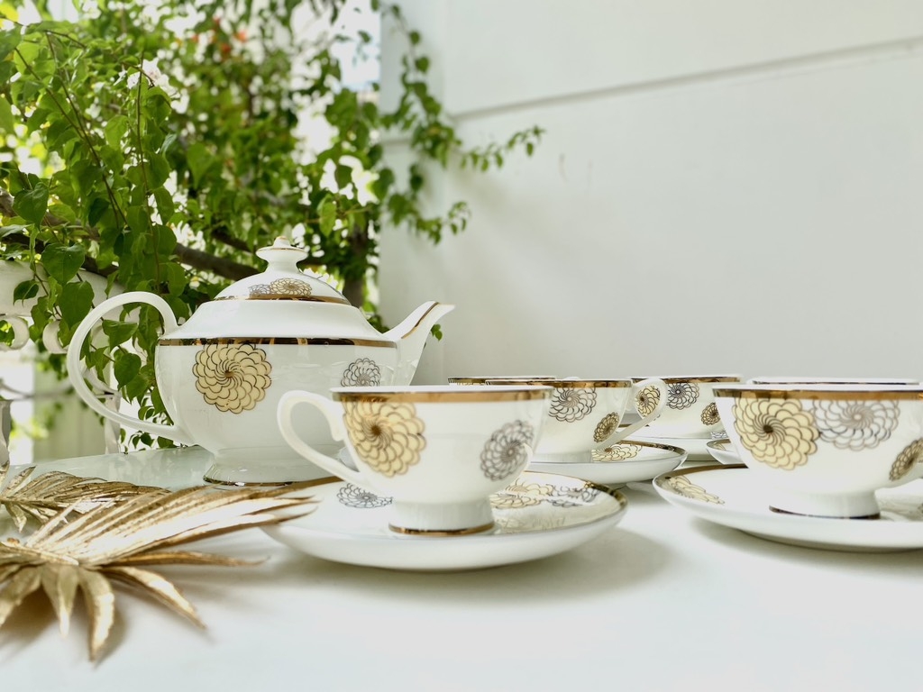 Bộ cafe Đồng tiền