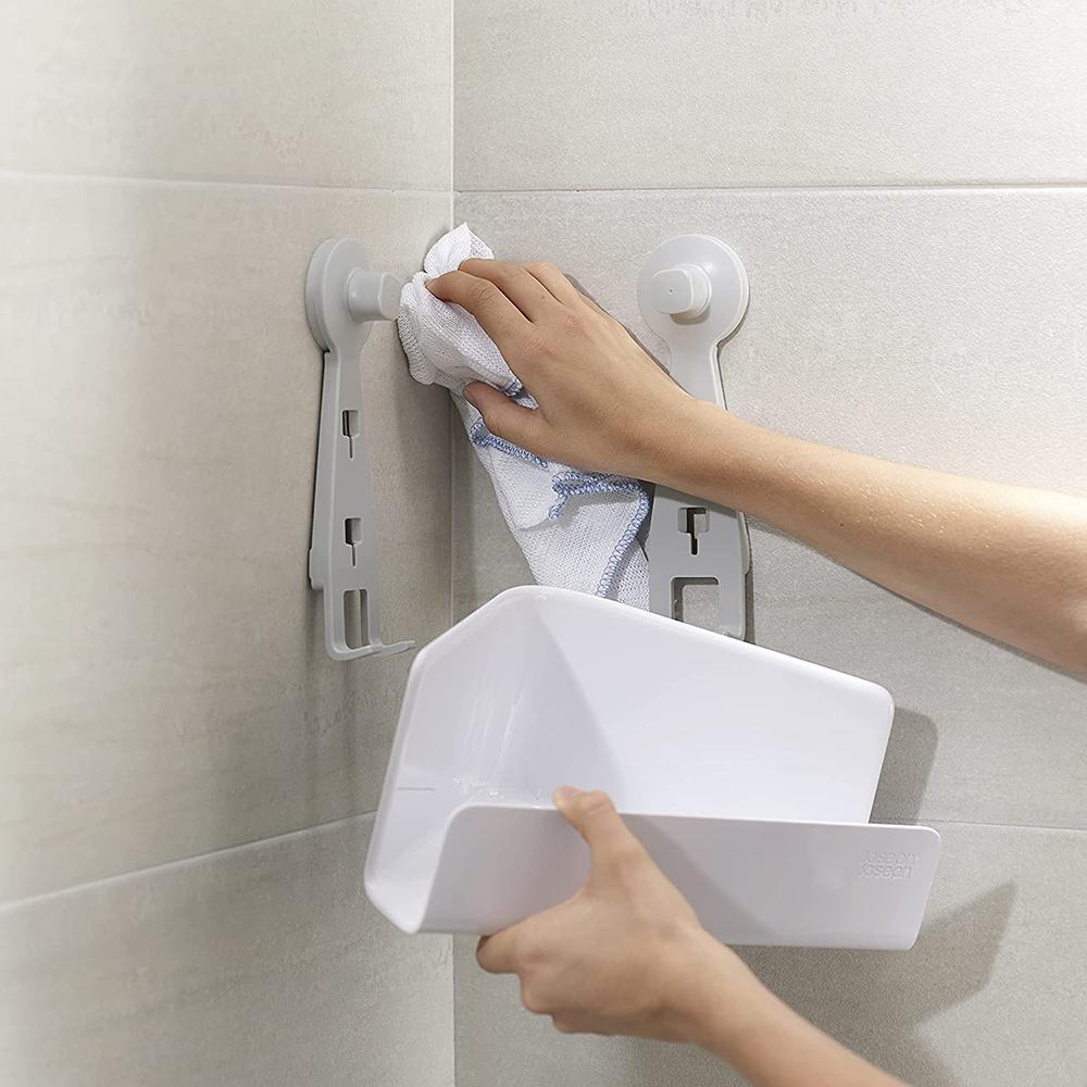 Kệ để đồ góc nhà tắm có gương gắn tường Joseph Joseph 70549 EasyStore Corner