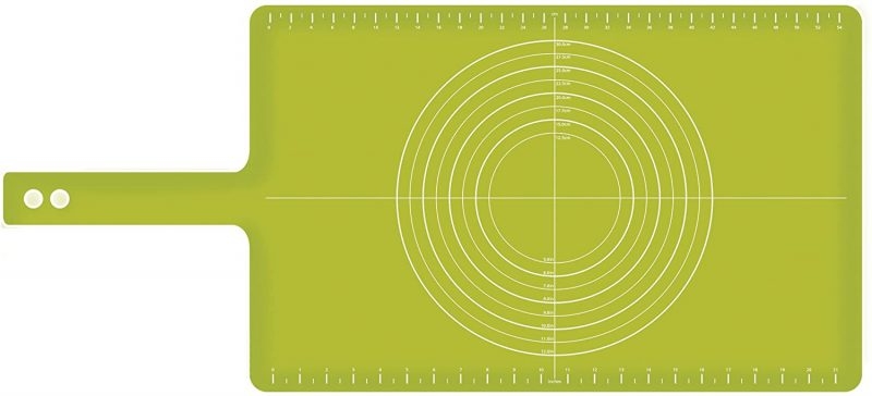 Tấm lót, thảm nhồi bột silicone Joseph Joseph 20031 RollUp™ - Aufrollbare, rutschfeste Silikon Backmatte - Grün VE 4 - màu xanh lá