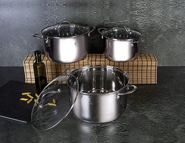 Bộ nồi 6 chi tiết Berlinger Haus BH/6662 silver jewelery collection