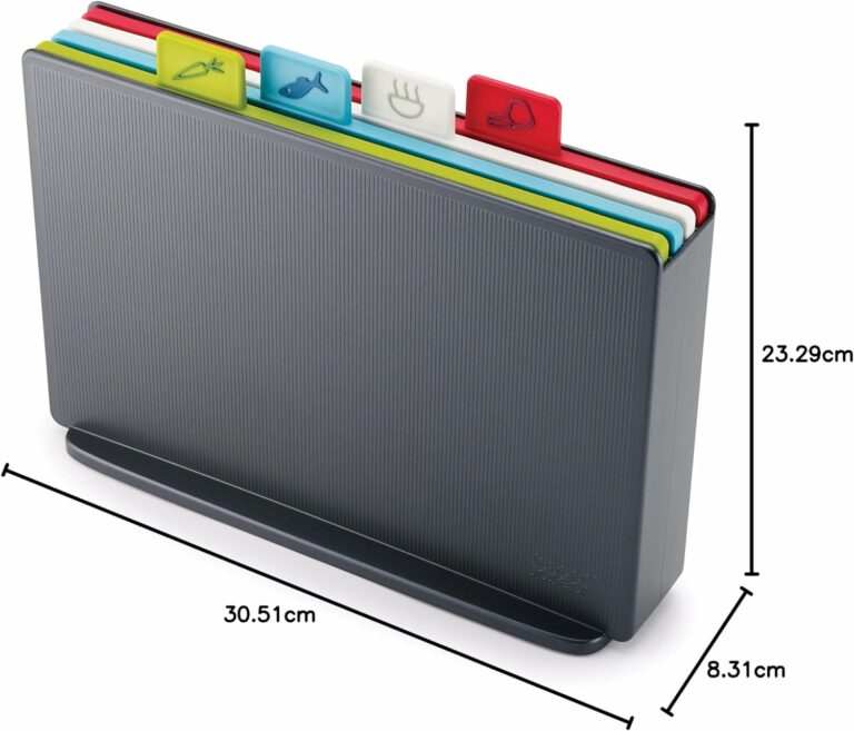 Bộ 4 thớt phân loại Joseph Joseph 60132 Index Regular (Graphite)