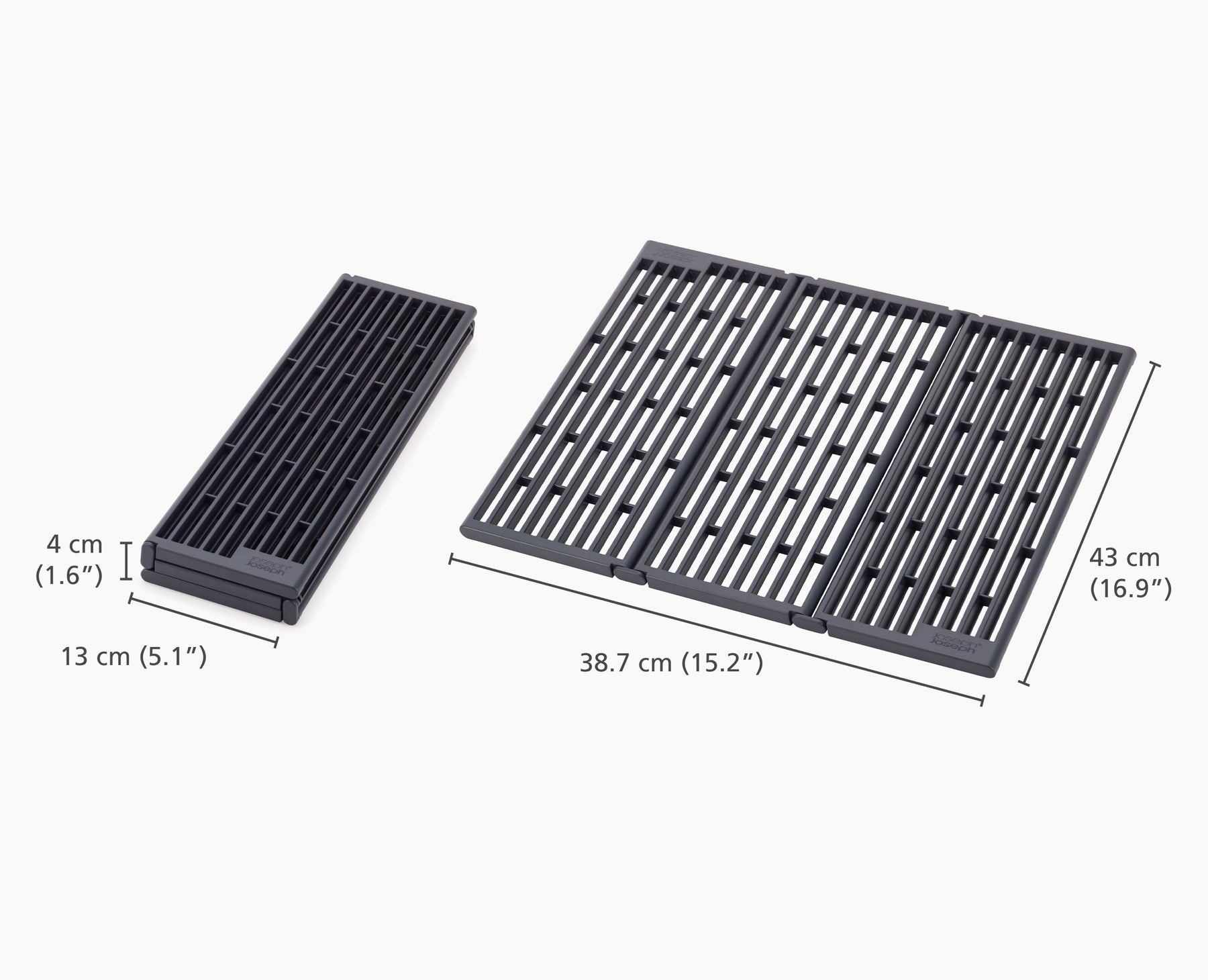 Khay úp cốc, bát đĩa Joseph Joseph 851698 Platform Folding Over-sink Drainer